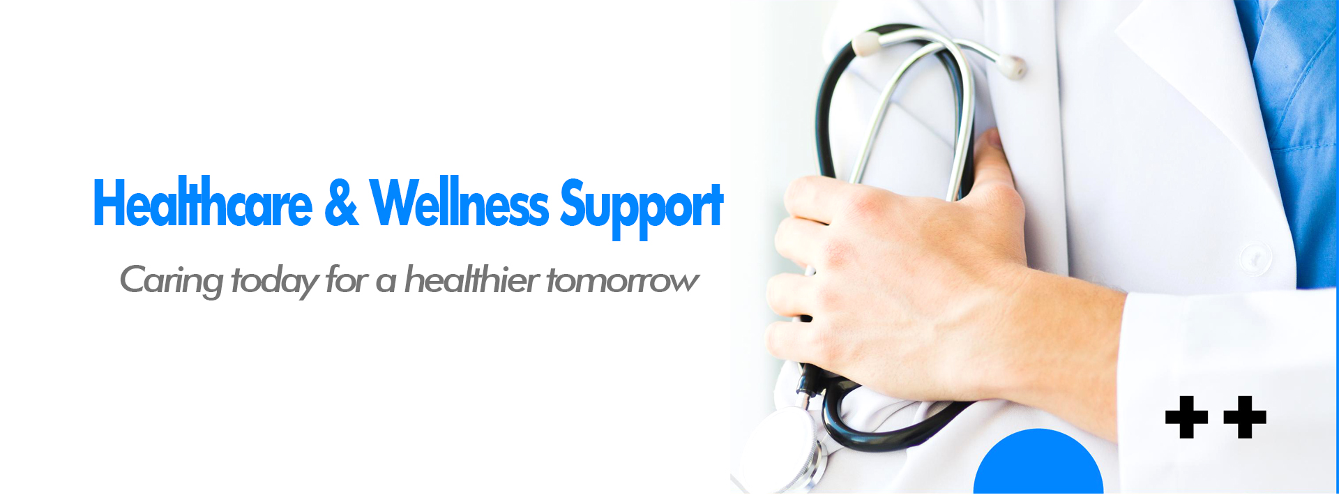 Healthcare & Wellness Support Banner
